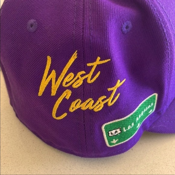 Lakers New Era Fitted Cap Size 7 - Picture 2 of 13
